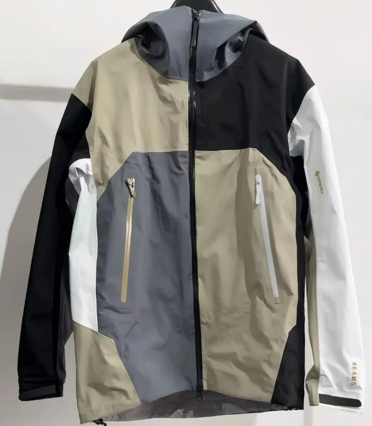 arctery jacket Mens Cardigan Waterproof Windbreaker Coat Designer Zipper Sweatshirt Alpha SV Series Hard Shell Jackets Embroidered ARC J 8310