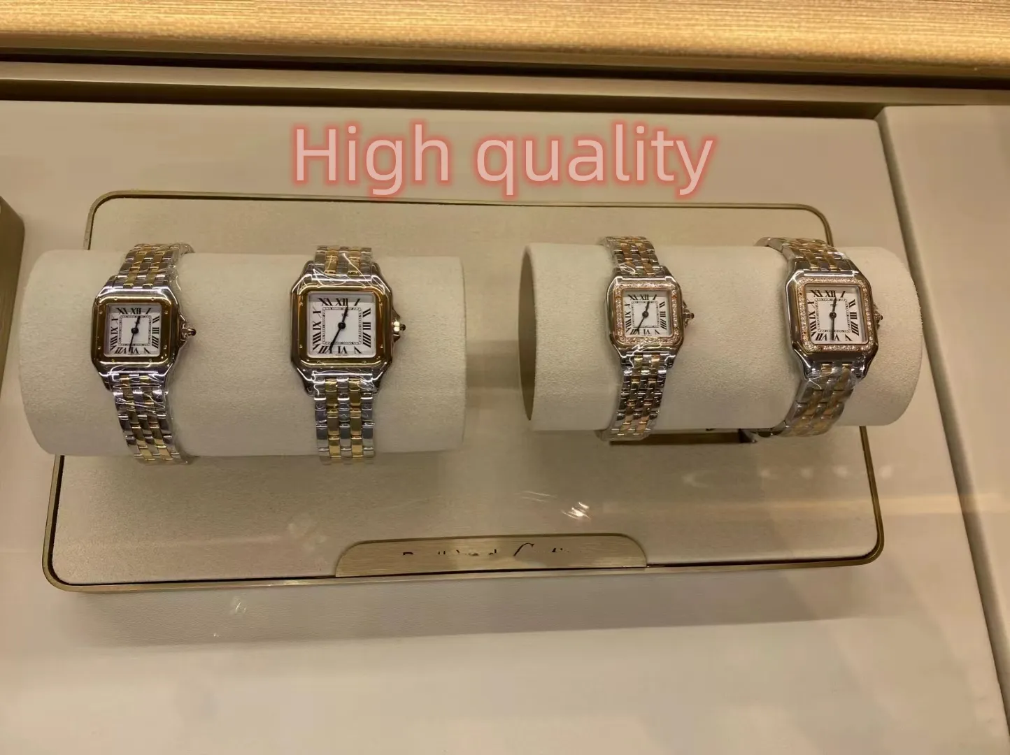Ontwerper Hoge Kwaliteit Diamant Dames Quartz Horloges Montre Horloge Klassieke Saffier Waterdicht Carticheetah 22 27mm Mode Mooi