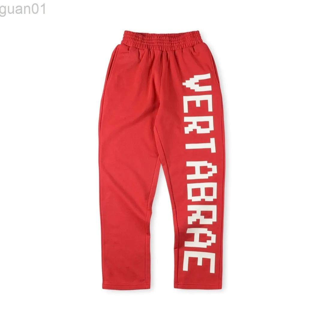 Mens Pants Puff Print Vertabrae Letters Sweatpants Men Women Best Quality Jogger Drawstring Pants 231010 From 28 72 DHgate