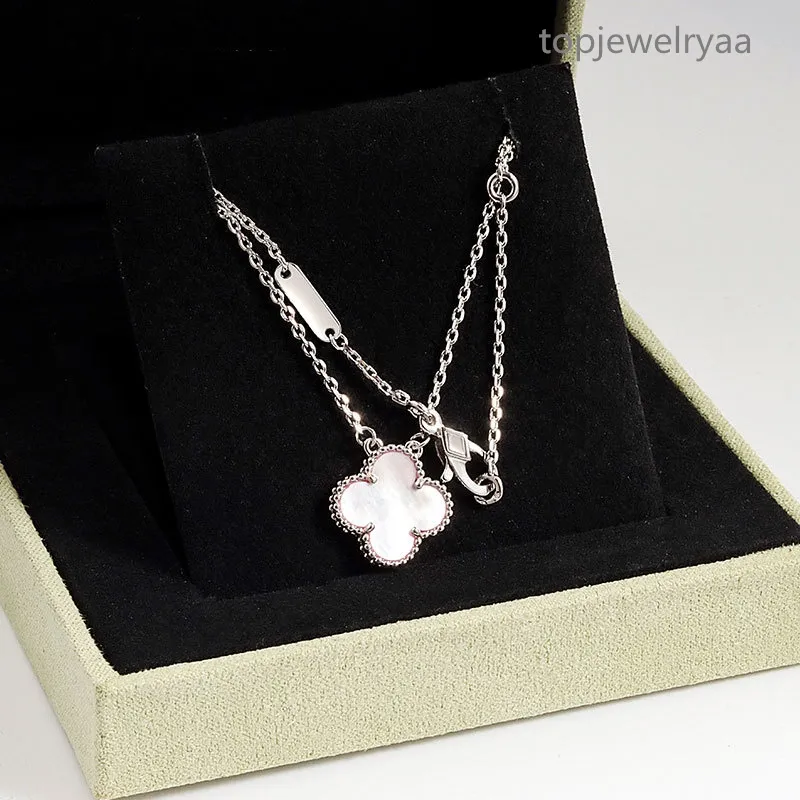 necklace Fashion classic four-leaf clover necklace Pendant Mother-of-pearl stainless steel plated 18K jewelry gift for women