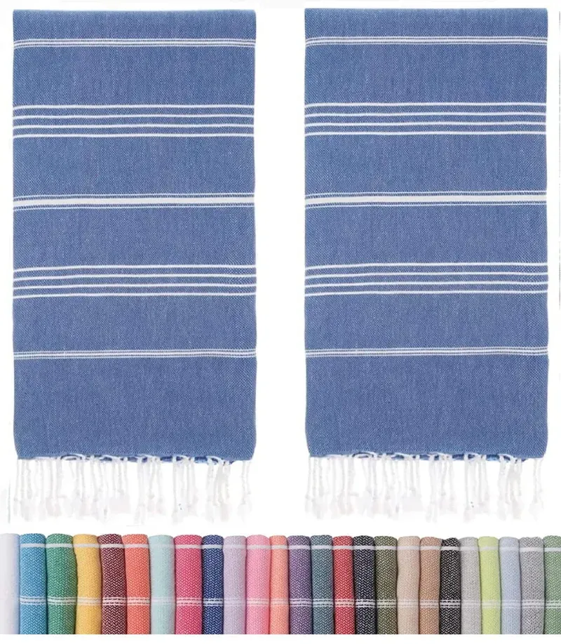 Cotton Turkish Towel Ultra Soft Feeling Sand Free Beach Blanket Quick Dry Absorbent Bath Towel No More Bad Odor Oversized Light Travel