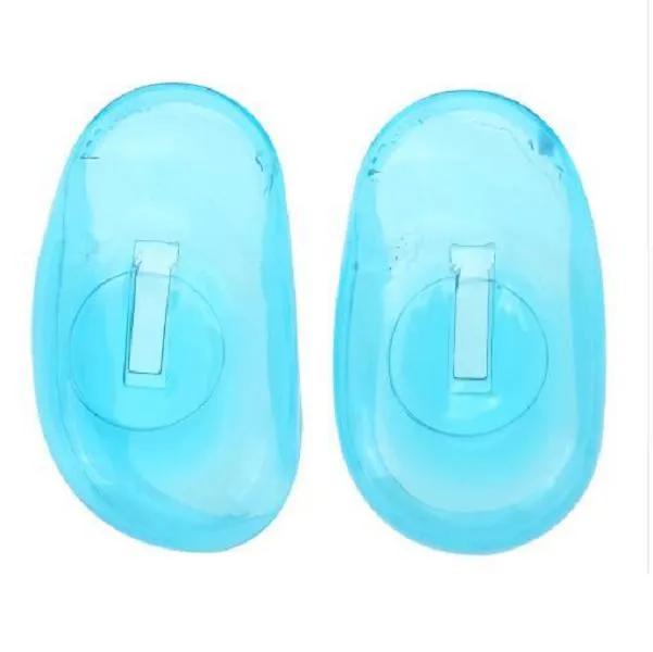 Couvre-oreille en Silicone transparent pour Salon, Protection d'oreille, bouclier de teinture pour cheveux, accessoires d'outils de coiffure, vente en gros, ZZ