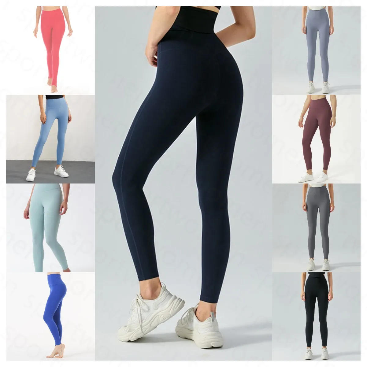 Yogahosen Lu Align Leggings Jogginghose Designer Tanz Jogger Sport Sport Damen Hosen Übung Fitnessbekleidung Mädchen Laufleggings Fitnessstudio Slim Fit Align Hosen