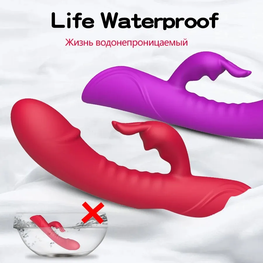 Powerful Rabbit Vibrator Dual Motor G-spot & Clitoris Stimulator_voghion.com