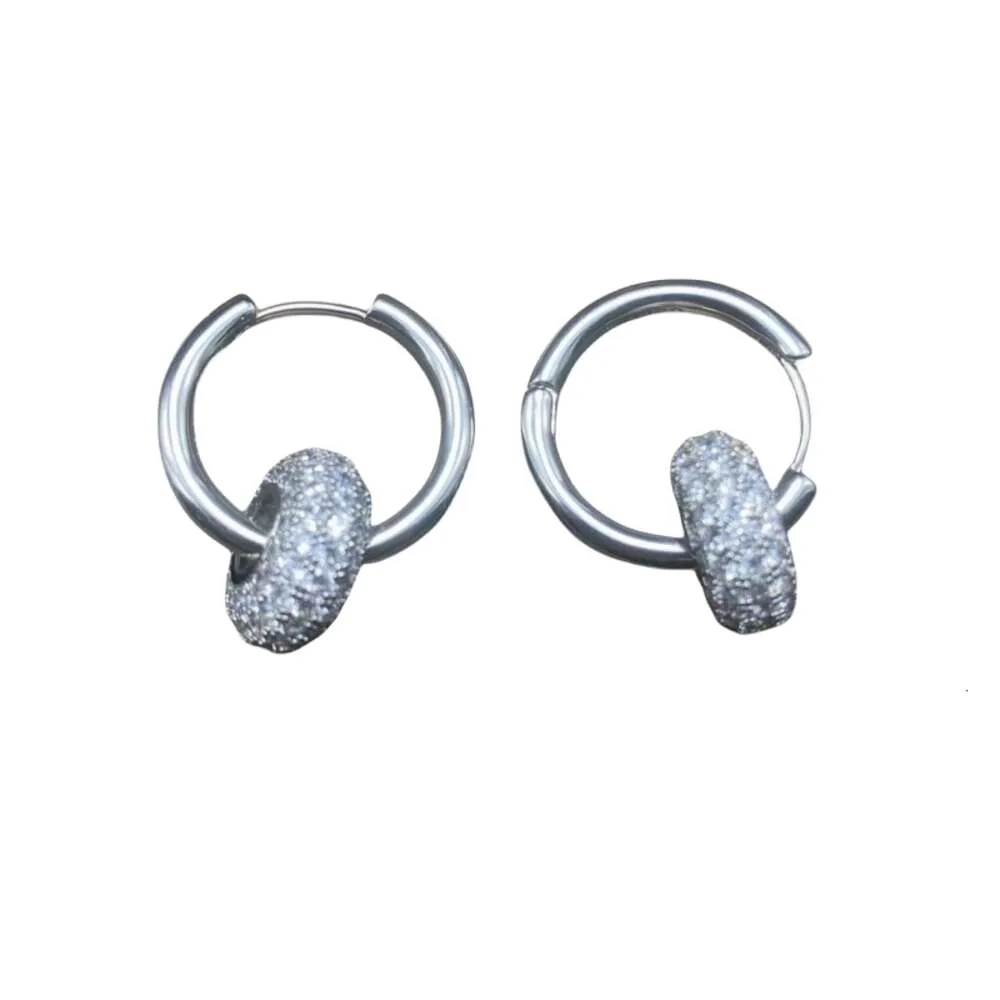 Clne Earring Designer Bijoux de qualité originale de qualité des femmes à la mode des femmes Perles de transfert de petites conceptions pleines de diamants de boucles d'oreilles à vent froid pour femmes