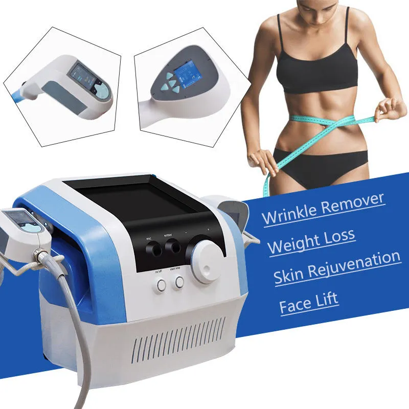 2 Handles 360 Exili Ultra Rf Skin Tightening Body Shaping Machine Lose Weight Ultrasound Radio Frequency Wrinkle Remover Face Lift Beauty Machine