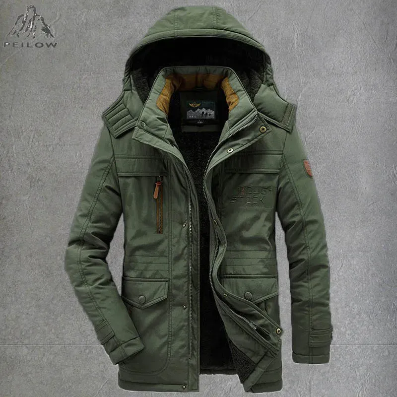 Mens Jackets Winter Snow Coat Warm Ski Jacket Waterproof Hooded Work Outerwear Thicken Windbreakers Parkas Hoodies Men Clothing M6XL 231009