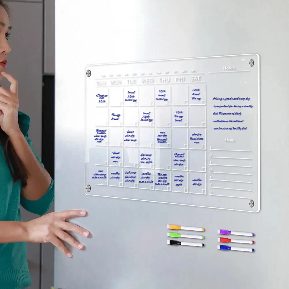 Wholesale Clear Acrylic Quartet Calendar Glass Whiteboard Calendar For  Refrigerator Planning And Office Use Rewritable Message Board 231009 From  Tuo09, $12.62 | DHgate.Com
