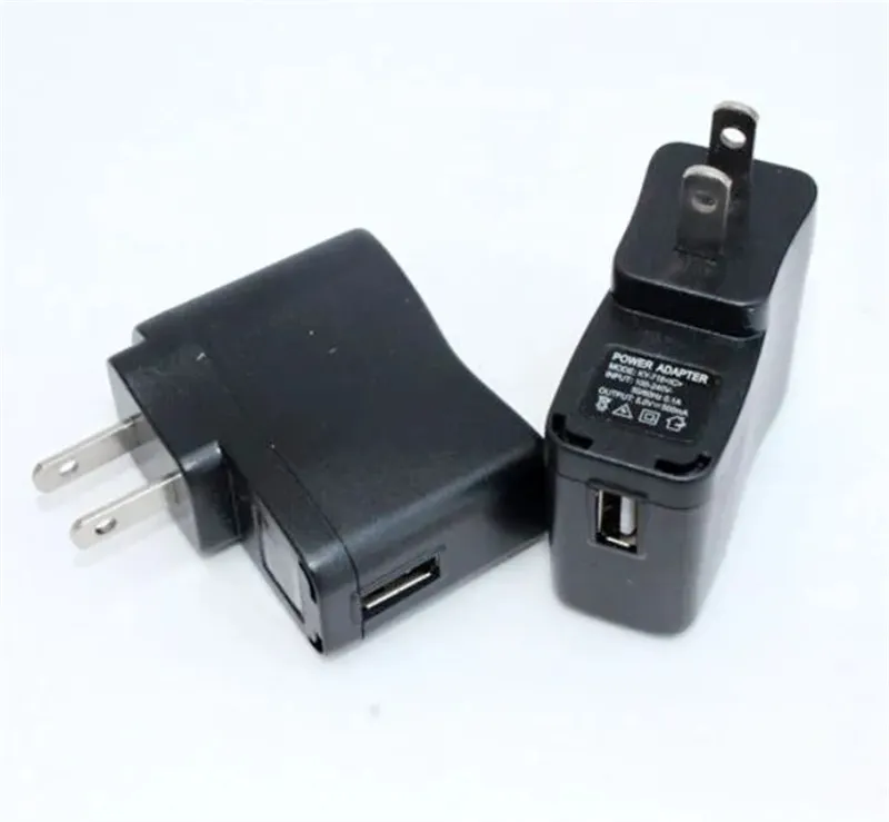 EGO Wall Charger Black USB AC Power Supply Wall Adaptor MP3 Charger USA Plug work for EGO-T EGO Battery MP3 MP4