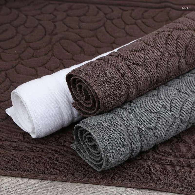 Ręcznik prosta el podłoga cała bawełniana woda chłonna non z poślizgu mata gospodarstwa domowego
