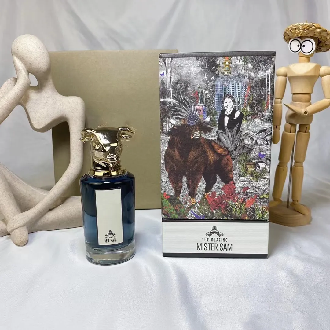 Animal Head Neutral Perfumes The Blazing Mister Sam Parfüm 75 ml Eau de Parfum Langanhaltender Duft Damen Herren Köln Spray Parfums Antitranspirant Deodorant