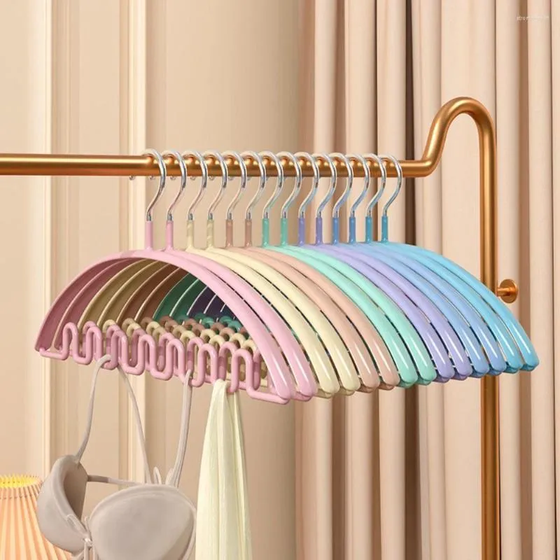 Hangers 5 Pcs Multi-port Support Waves Multifunction Dipping Clothes Rack Belt Storage Tie Hanger Drying