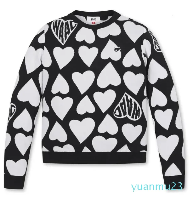 Enjoy Comfort selling Womens Love Design Knitted Sweater Autumn Golf Warm Sports Brand Fashion