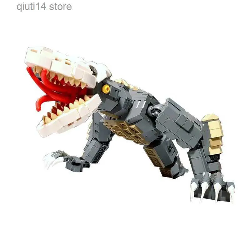 Blocks Blocks Gobricks MOC Movie Kaiju Skull Crawler Model Soft Building Blocks Monster Kong Skull Island For Kid Birthday Educational Toys T231010