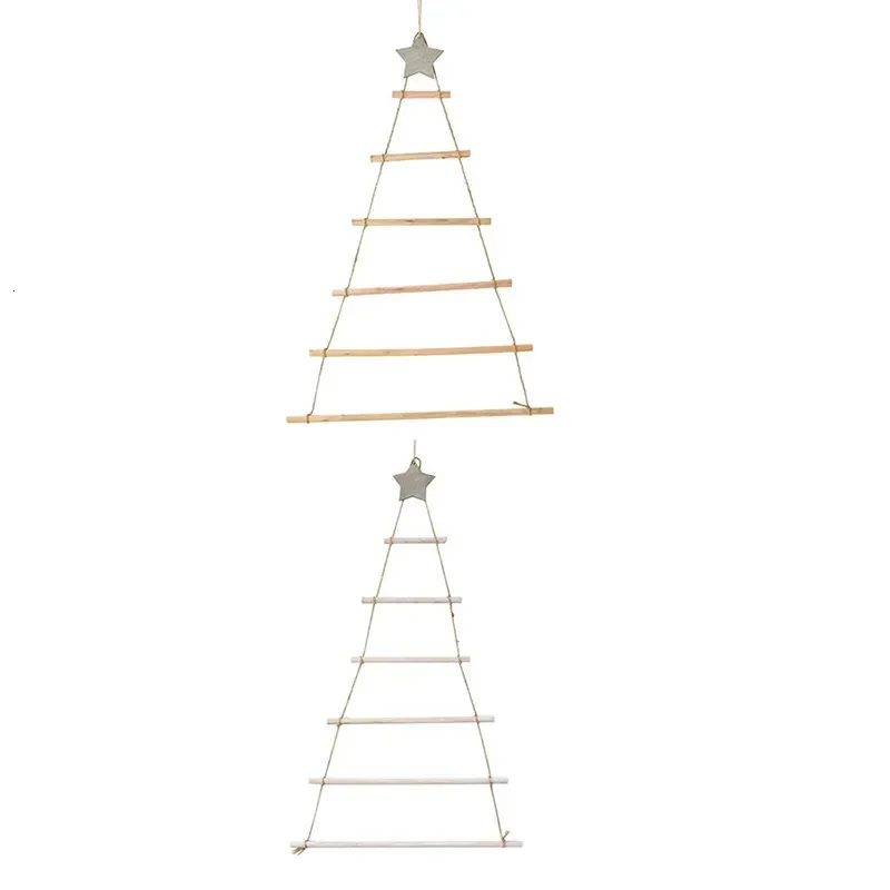 Décorations de Noël DIY Arbre de Noël en bois Tenture murale en bois Arbre de Noël Décoration de l'année pour les ornements de la maison 231010