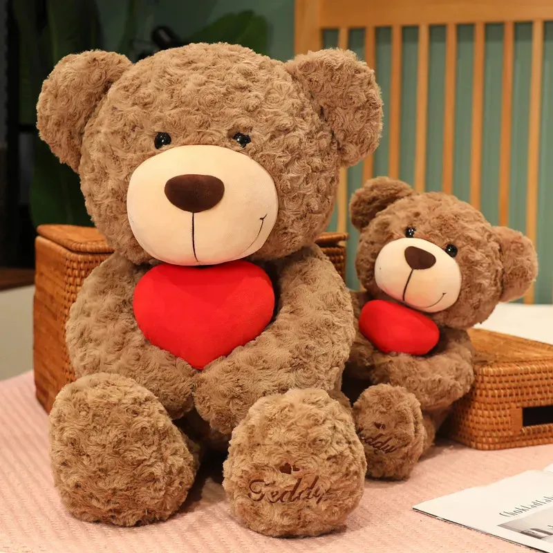 Плюшевые куклы 5090 см, гигантский милый медведь, огромная игрушка, мягкие животные, большой Тедди, детский подарок на день рождения для подруги, любовницы, 231009