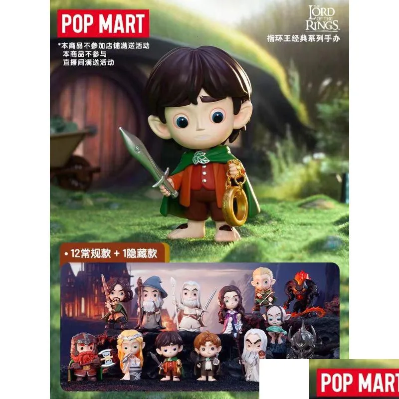 Blind Box Pop Mart Kawaii Lord Of The Classic Series Handgemaakte Leuke Cartoon Creatieve Trendy Speelgoed Cadeau Desktop Decoratie Drop Delivery
