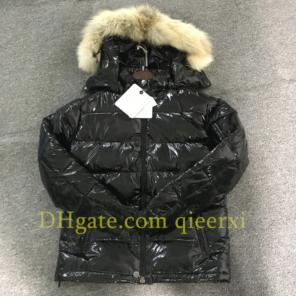 Mens designer down jacket Some clothes have NFC chips Black puffy jackets down jackets Fur collar Snow coat big brand design Removable cap Plus Size 1-6 Unisex