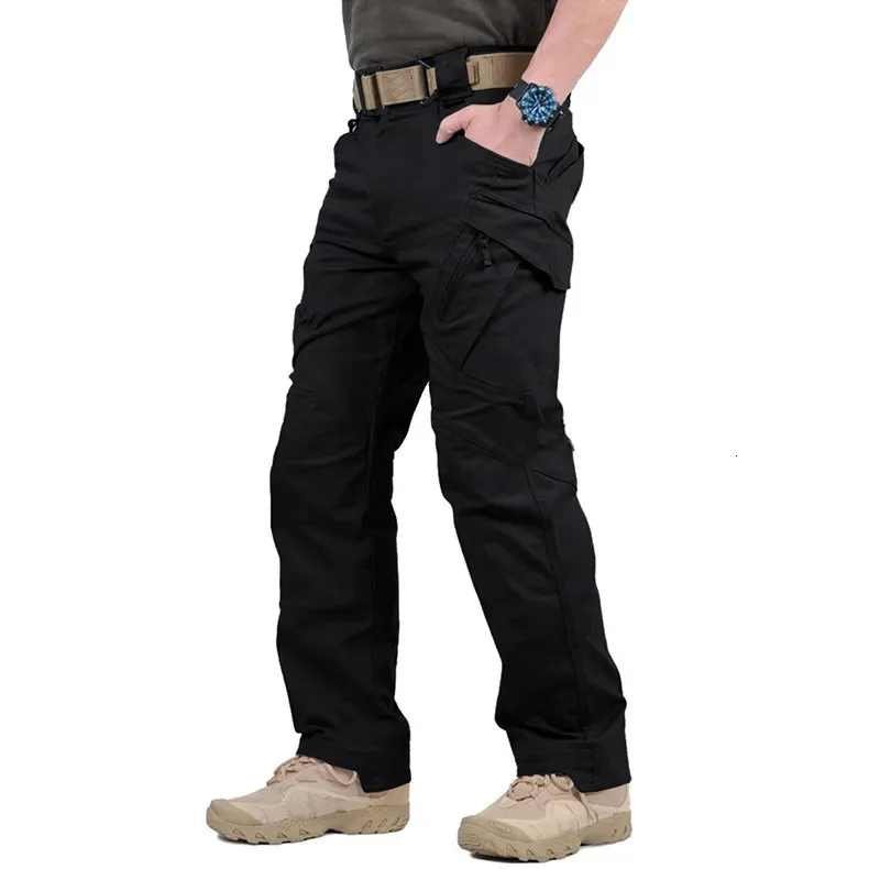 Pantaloni da uomo City Tactical Cargo Classic Outdoor Trekking Trekking Army Joggers Pant Camouflage Military Multi Pocket Pantaloni 231009