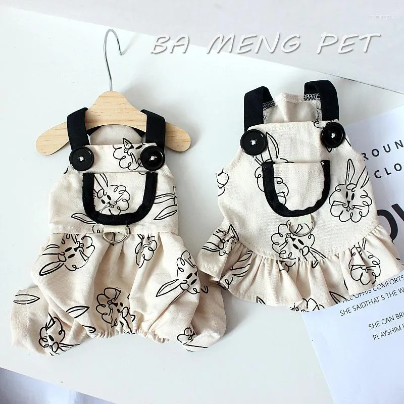 Hundklädklänning Petkläder Fashion Clothing Dogs Lovers Super Small Cute Chihuahua tryck Summer White Girl Boy Mascotas