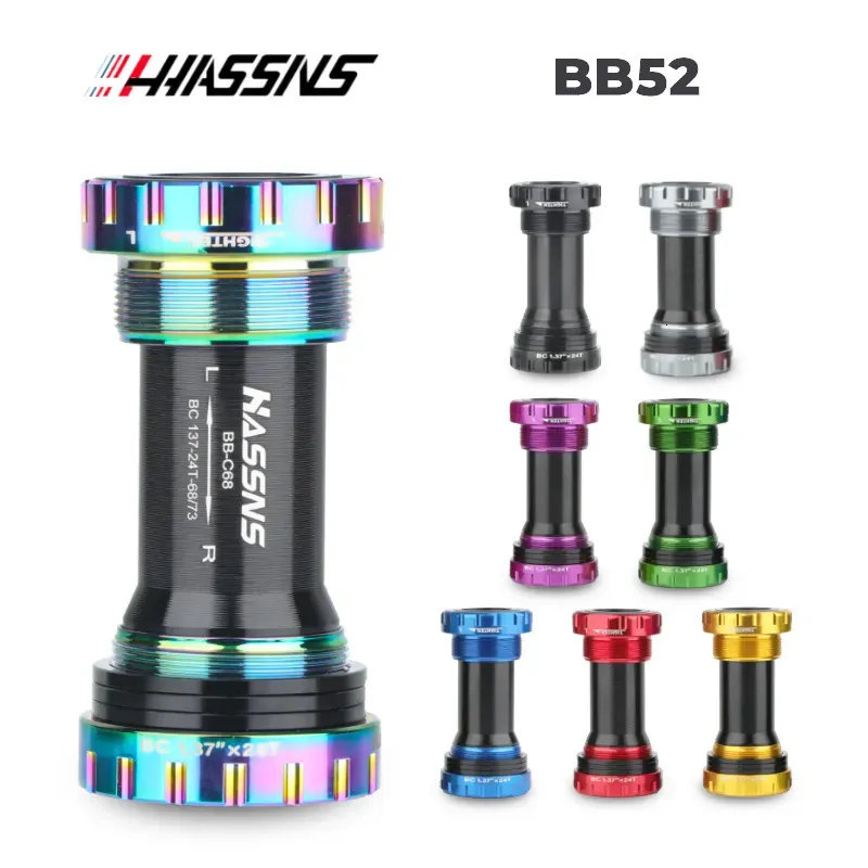 Bike Groupsets HASSNS Mtb Bottom Bracket Bicycle Hollowtech Central Movement Mountain BB For Integrated Crankset 231010