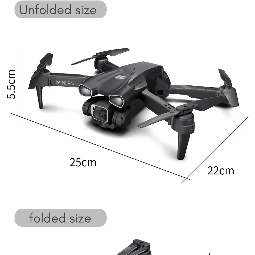 Mini Drone Pliable E68 avec Caméra HD et Télécommande