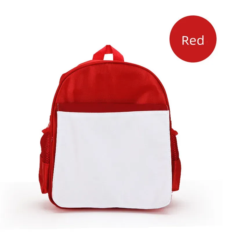 Sublimation Blanks Schoolbag School Supplies Children Kids Backpacks Kindergarten Polyester DIY Book Bag