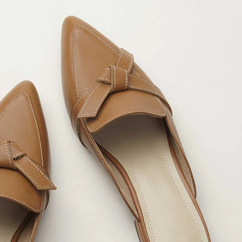 夏の新しいbaotou poinded head half slippers women's outwear wear mueller shoes平らなボトボトボトムハーフトークールドラッグ101723