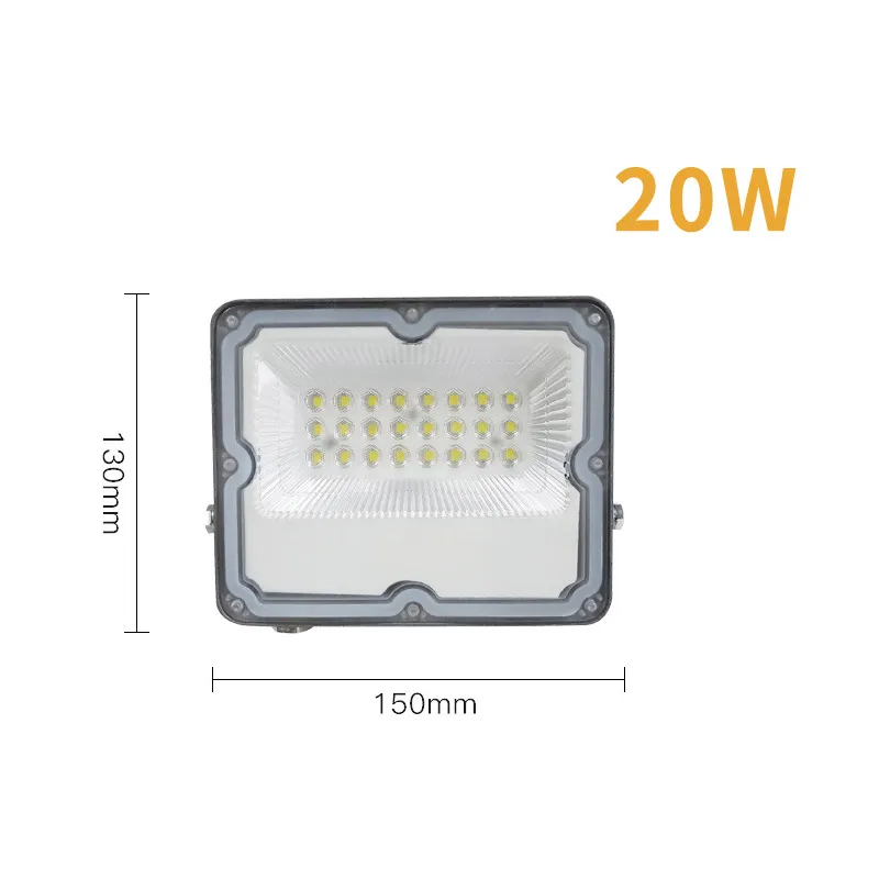 Led Floodlight White Light 6500k 10W 20W 30W 50W 100W 150W 200W 220V 110V Flood Light Outdoor Wall Washer Lamp Reflector Waterproof Garden Lighting