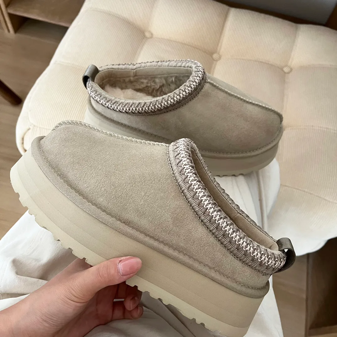 Men Uggslippers Tasman Slippers Mustard Seed Boots Womens Tazz Australia Designer Snow Boot Classic Ultra Mini Platfor