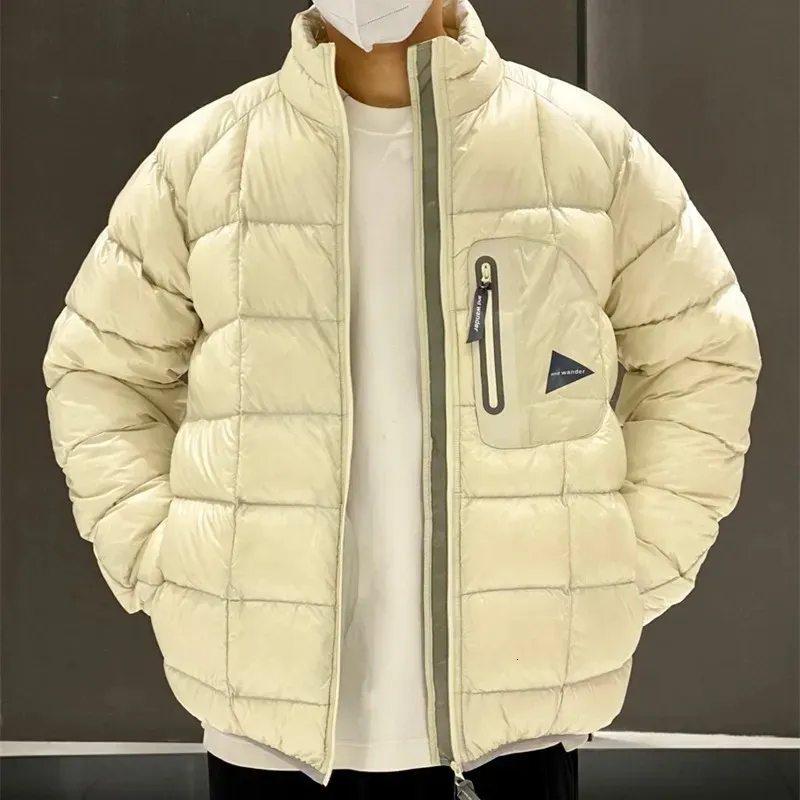 Parkas et vestes d'errance pour hommes 2023 hiver japonais urbain extérieur fonctionnel ultra léger col haut canard manteau chaud pour les femmes 231009