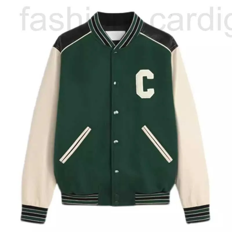 Men's Jackets designer 2021 High Street Casual Jacket Leather Patchwork Big Letter Baseball Harajuku Stand Collar Bomber Couple Coat DWDK