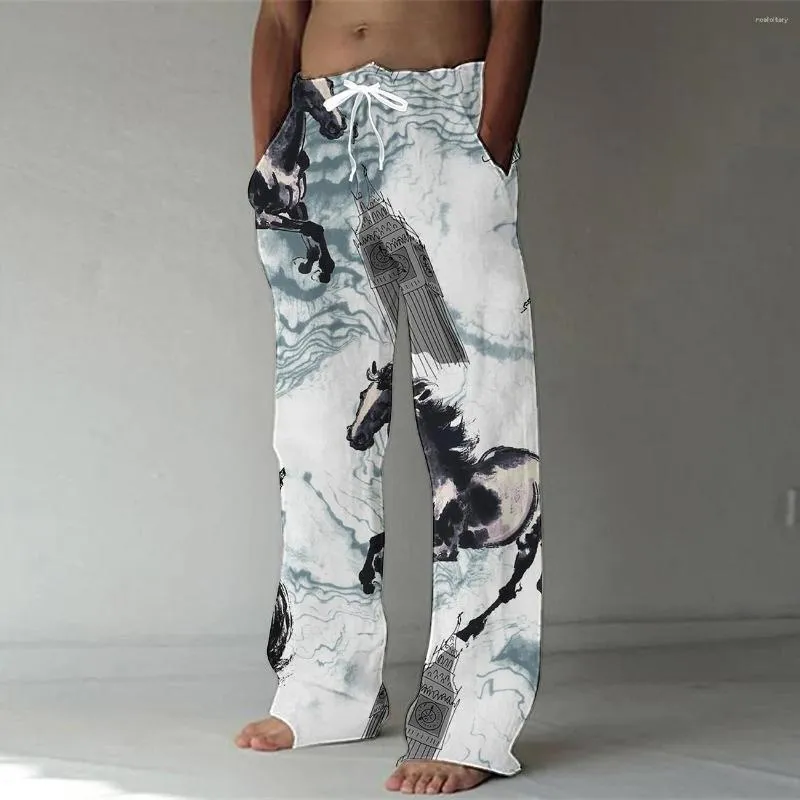 Men's Pants Fashion Casual Breathable Harun Quick Drying S-3XL Plus Size Straight Leg Men's/Women's Harajuku Hip Hop