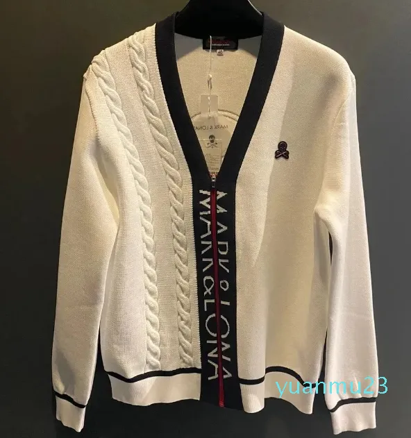 cardigan zippé pour hommes couples unisexes pull tricoté veste crâne design de mode vêtements d'extérieur