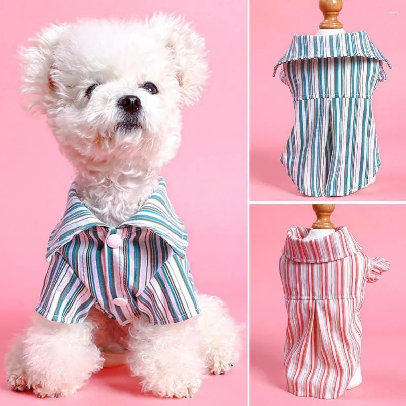 Hundkläder husdjurskläder sommar hawaiian stil skjortor andningsbar t-shirt tvättbar doggy skjorta topp små husdjur tillbehör