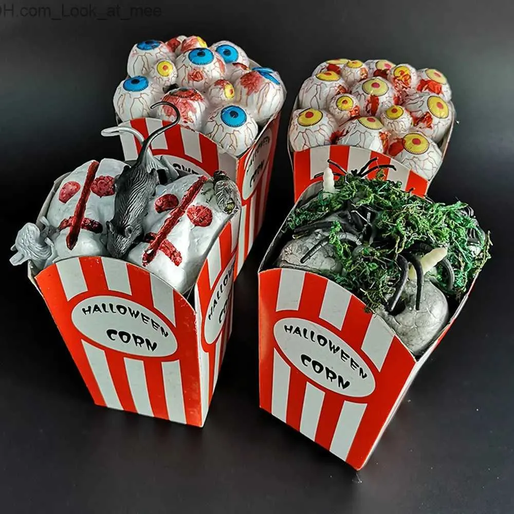 Andere Event Party Supplies Neues Design Halloween Simulation Spinne Maus Popcorn Boxen Party Dekor Produkt Bar KTV Horror Atmosphäre Arrangement Requisiten Q231010