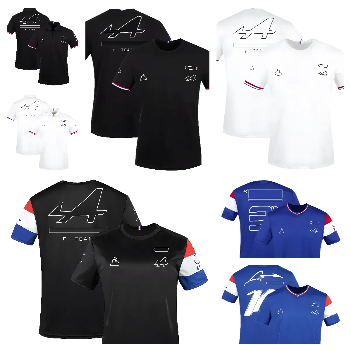 Set da corsa F1 F1 Racing Suit New Racer Short Short Short-Shirt Mens Stup personalizzato Team