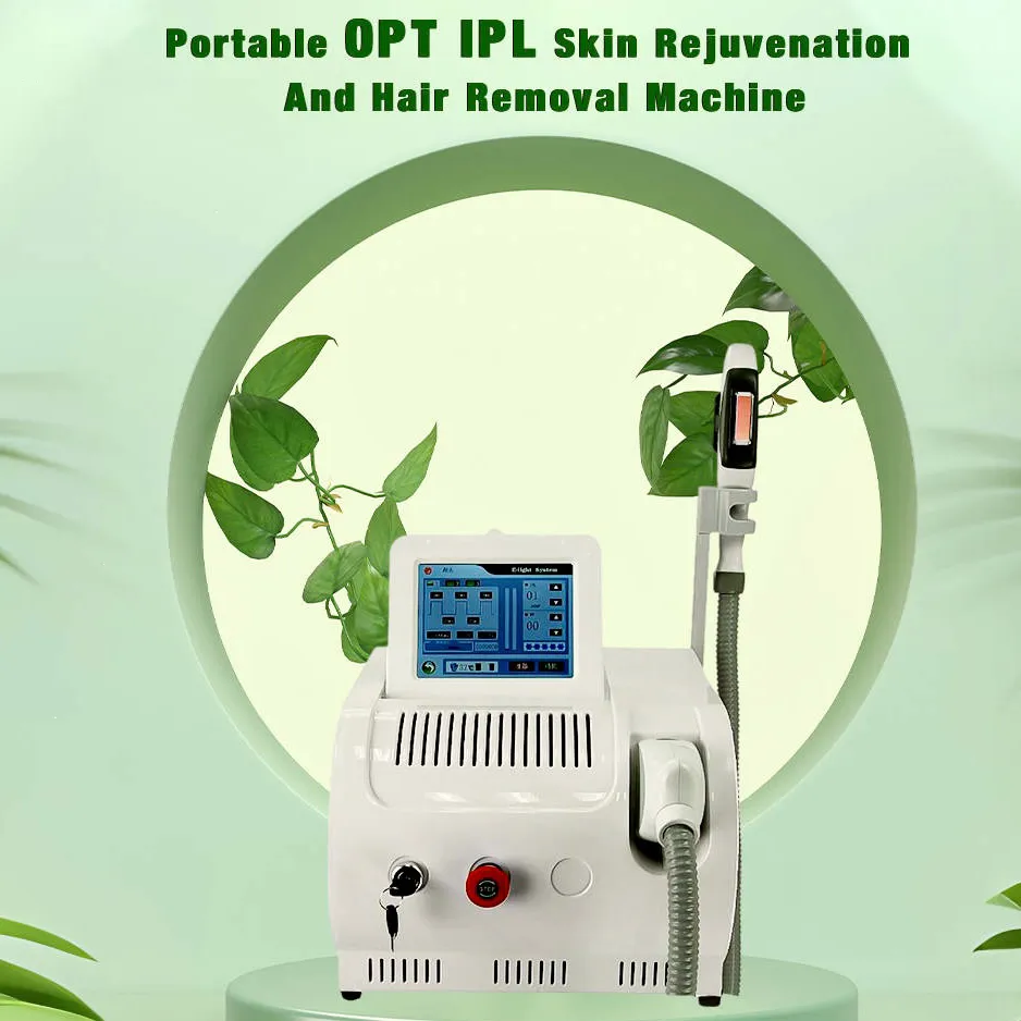 Hot Selling Hair Ta bort Permanent Machine Opt IPL Laser Stor Spot Area Portable 8 Inch Pekskärm Föryngrande hudpilation Tillförlitlig maskin