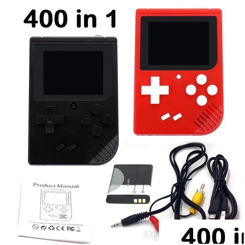 Nostalgic Handle Mini Retro Handheld Portable Game Players Video Console Nostalgic Handle Can Store 400 Sup Games 8 Bit Colorf Lcd Gam Dhs0R