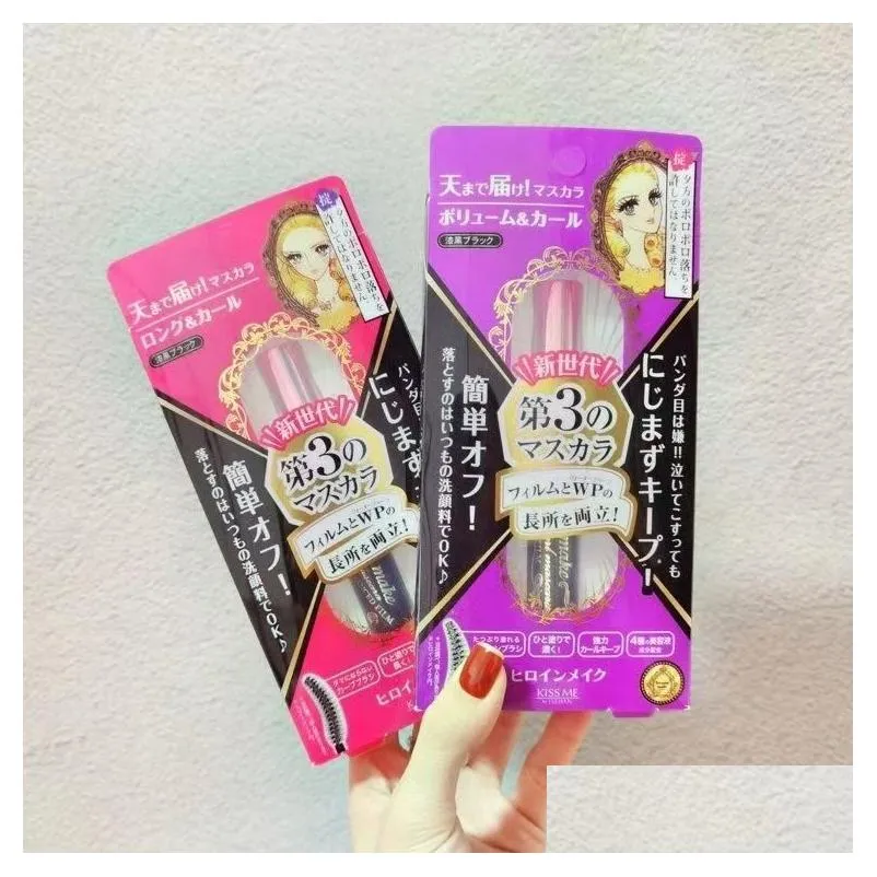 その他のヘルスケアアイテム最高品質の日本ブランドKissme Thin MascaraKissMe Black Ara Big Eye Makeup Drop Delivery Beauty DHMLV