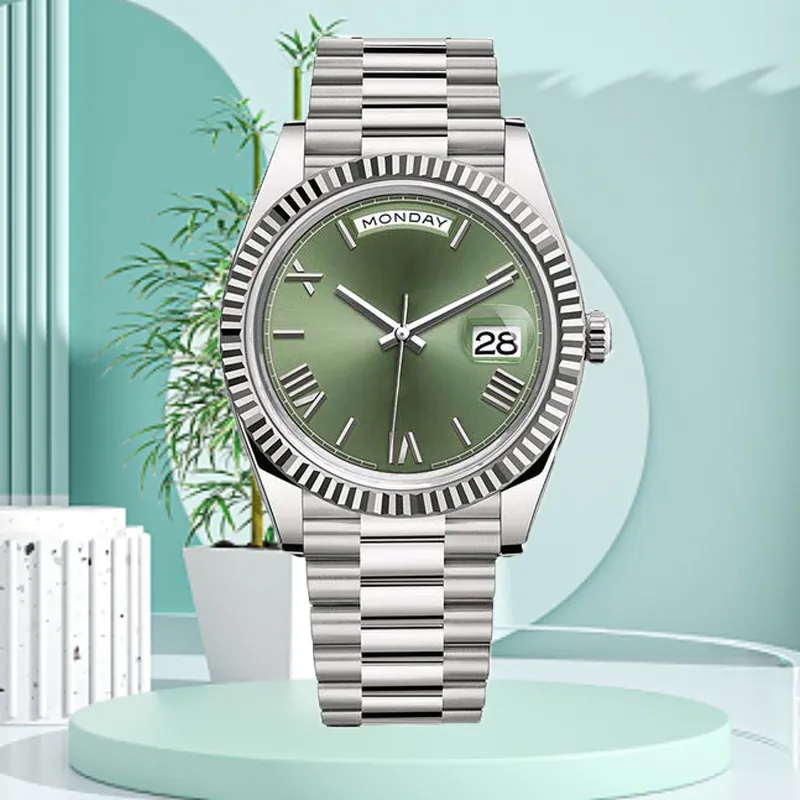 DayDate 시계 고품질 디자이너 시계 41mm 36mm 데이트 시계 기계 자동 시계 다이아몬드 시계 여성 시계 디자이너 커플 시계