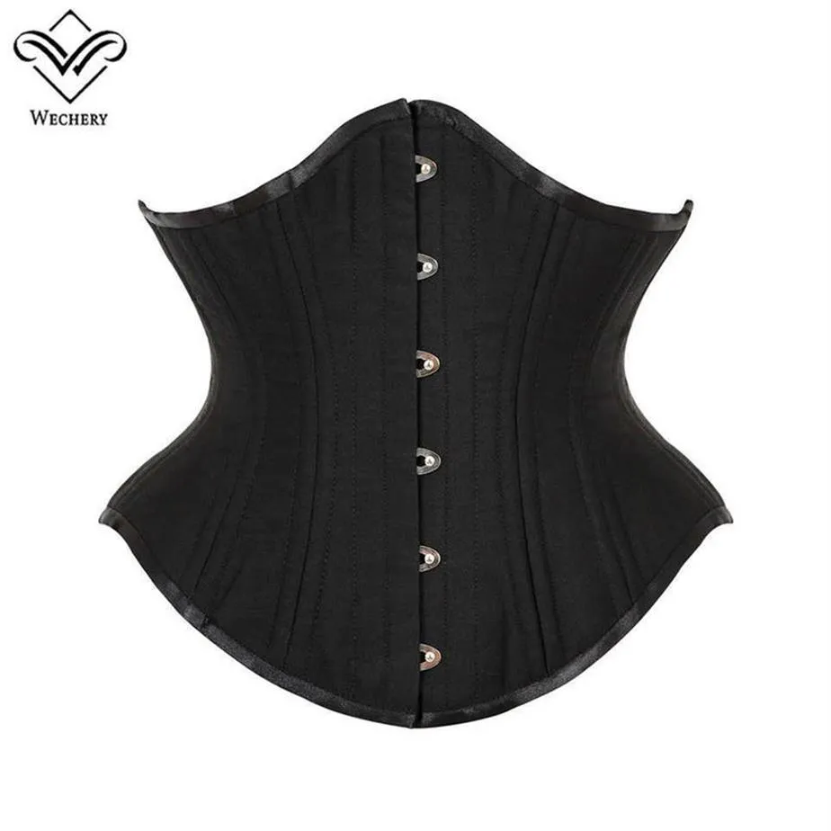 Lace Up Waist Trainer Control Cinchers Women Wide Girdle Back Support Steel Boned Underbust Corset Tops Slimming Reducing Belts H1268s