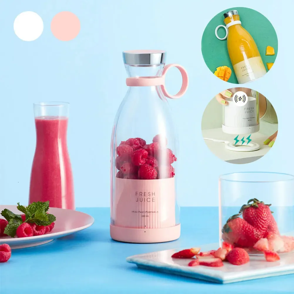 Baby Food Mills Portable USB Chargeable Electric Blender Mixer Baby Food Mills Juicer Fruit Extractors Handheld Fruit Squeezer Milk Shake Maker 231010