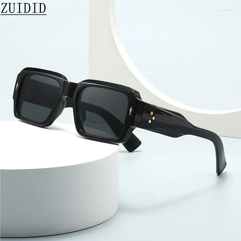 Sonnenbrille Retro Quadrat Für Männer Vintage Luxe Uv400 Mode Gläser Lentes Gafas De Sol Hombre Lunette Soleil Homme