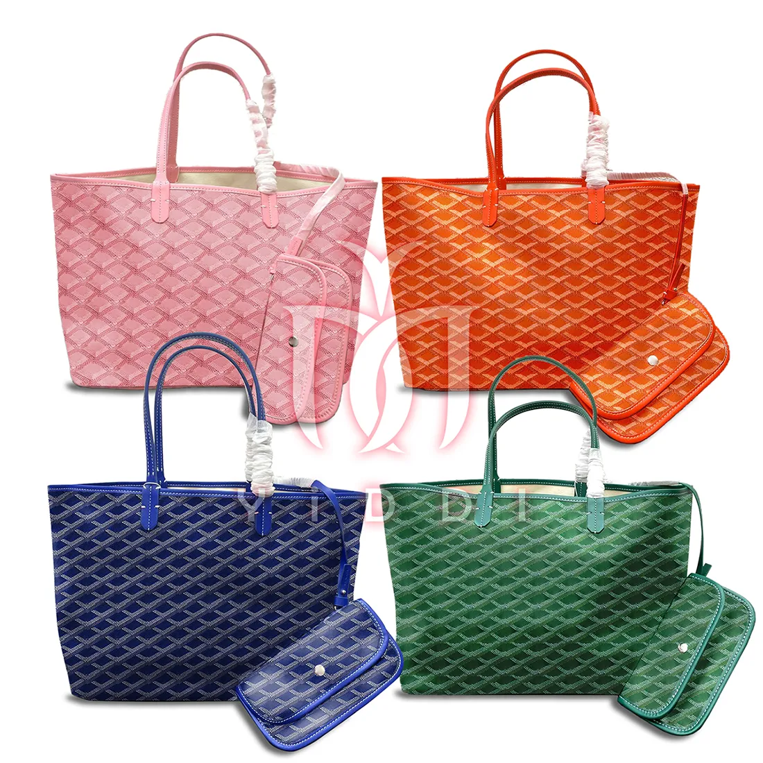 Pink Designer Tote Bag All Set For Women Luxury Handbags For