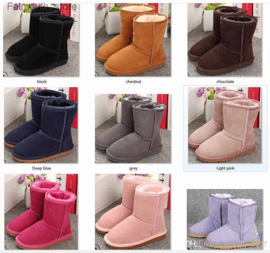 Stivali 2023 vendita calda di marca bambini ragazze stivali scarpe inverno caldo bambino ragazzi stivali bambini stivali da neve per bambini peluche scarpe calde Q231011