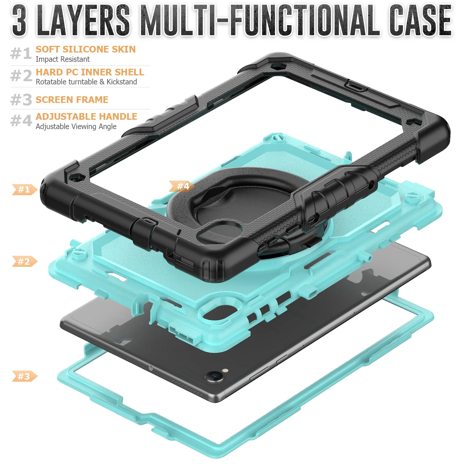 Funda tablet  Lenovo Folio Case para Tab M10 HD 2nd film, 10.1