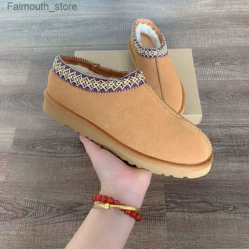 Boots Women's Tasman Slipper Boots تصميم جديد نساء النعال غير الرسمية حذاء القطن Q231011