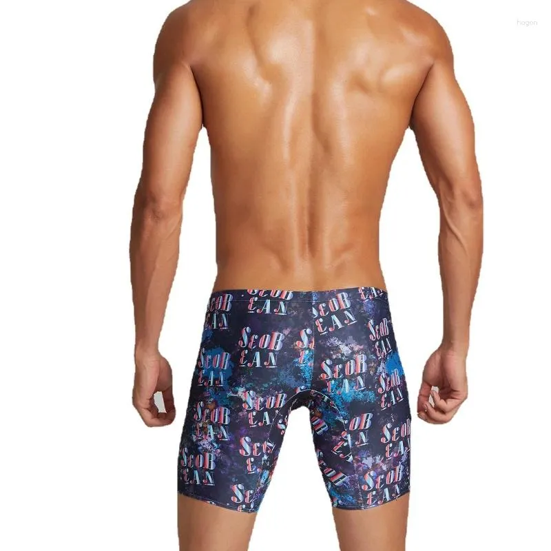 Maillots de bain pour hommes Ultra Low Taille Hommes Maillots de bain Bikini Long Boxer Shorts Homme Maillot de bain Maillot de bain Beach Surf Sport Court