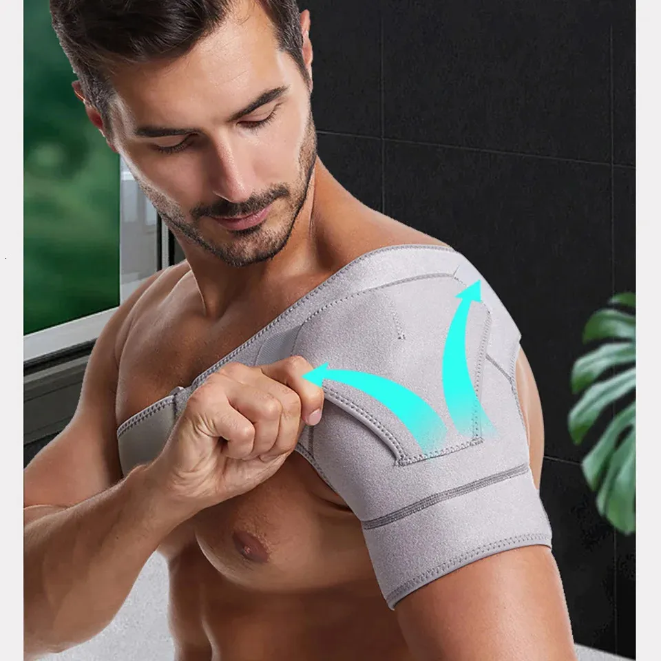 Breathable Compression Elasticity Adjustable Shoulder Support Brace  Exercises Pads - China Breathable Shoulder Support and Compression Shoulder  Brace price